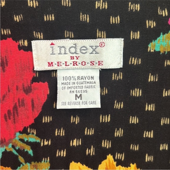 Index by Melrose Vintage Colorful Floral Open Front Blazer Cardigan
Size Medium - Picture 2 of 10